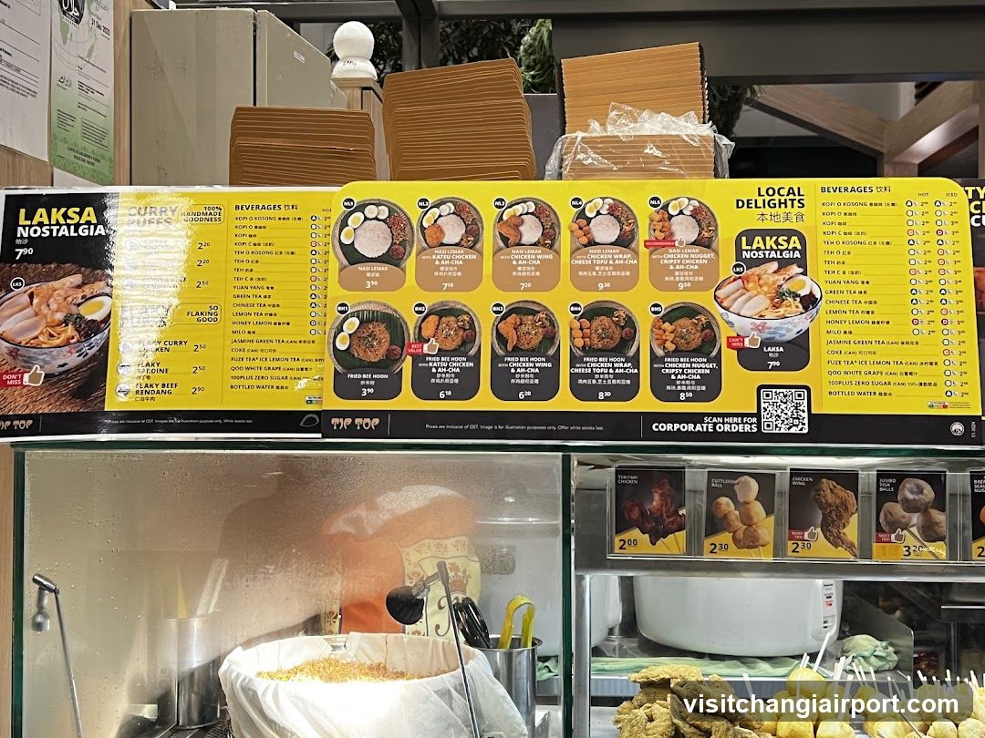 Laksa Nostalgia Menu Board