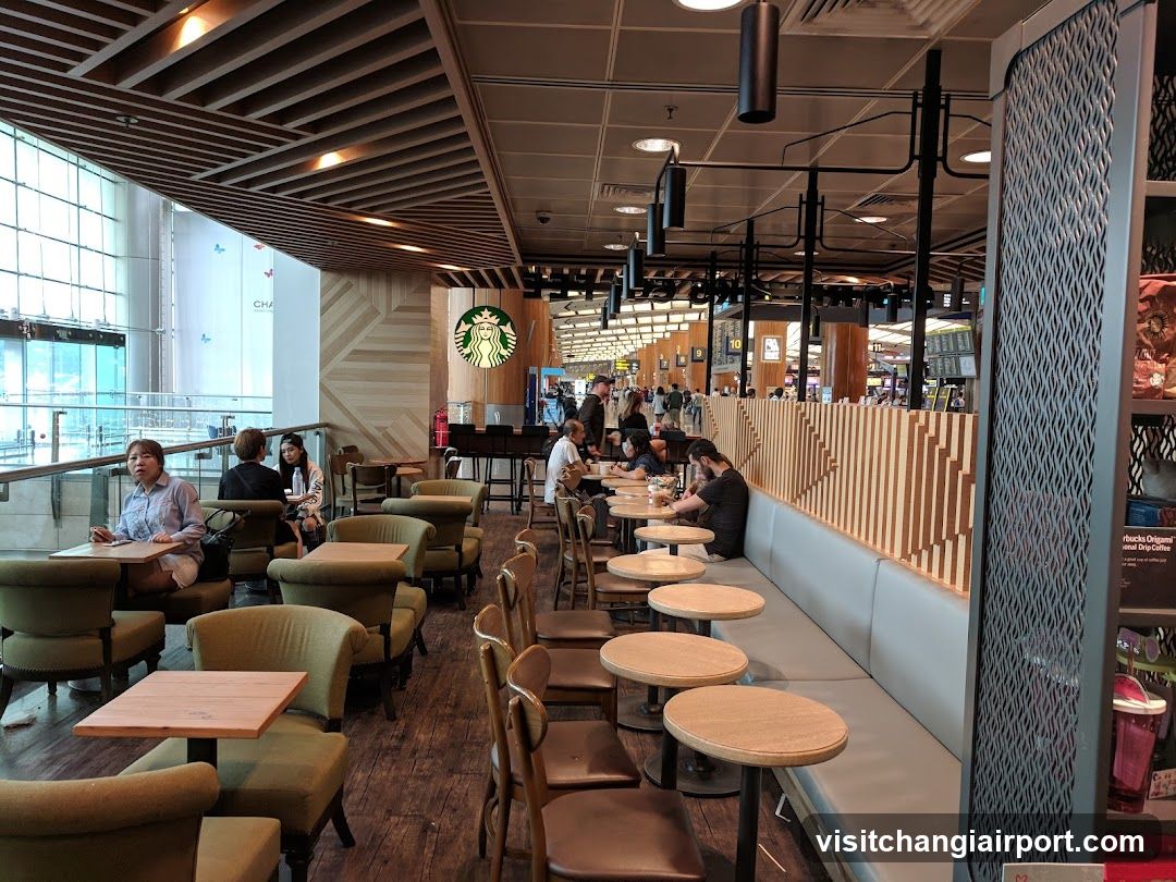 Starbucks Interior with Seating Area