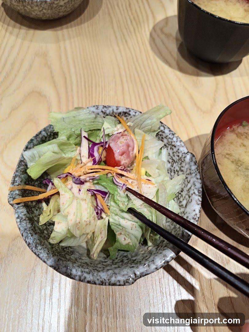 Salad Bowl with Chopsticks