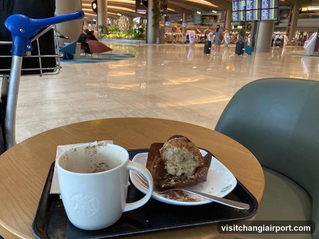 Airport Cafe Scene