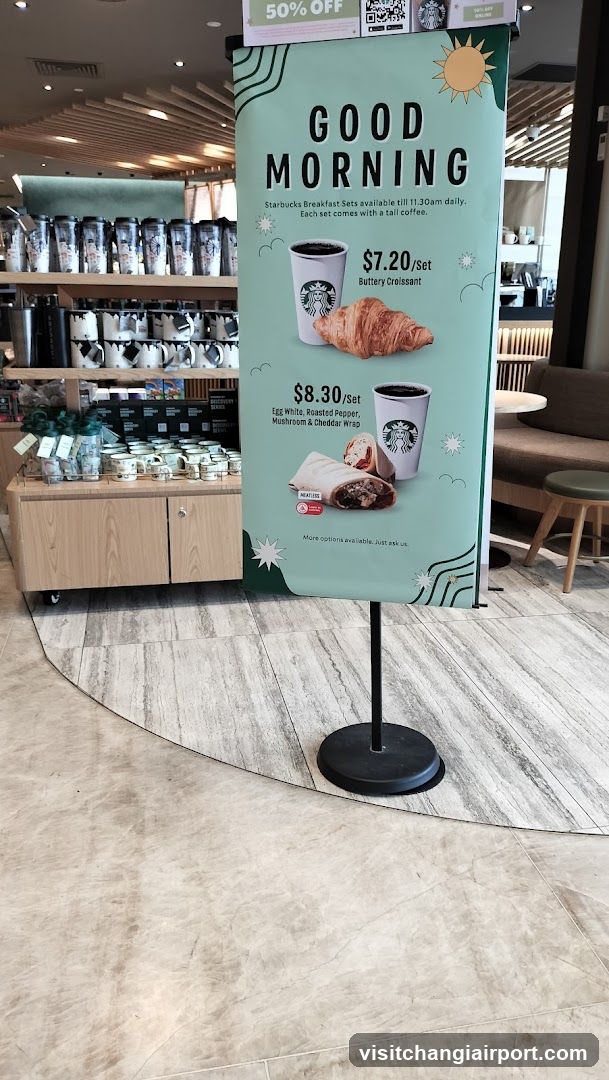 Starbucks Morning Promo Display