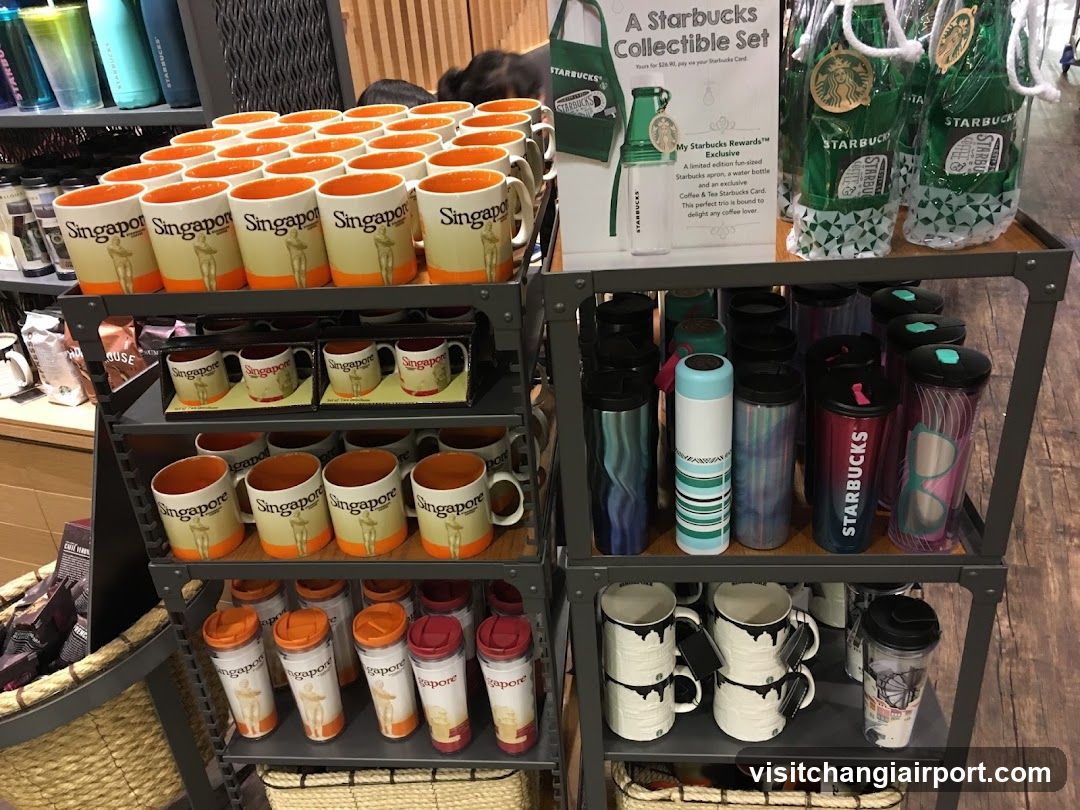 Starbucks Singapore Merchandise Display