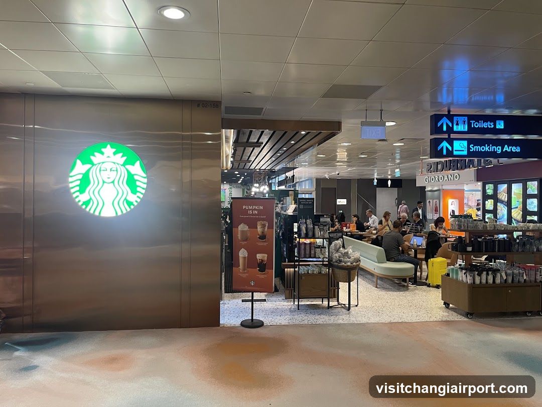 Starbucks and Airport Interior