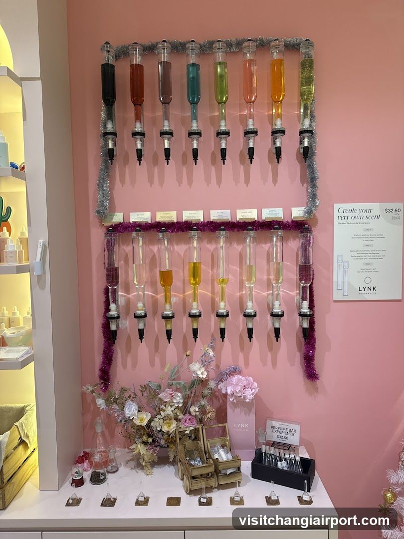 Lynk Perfume Wall Display