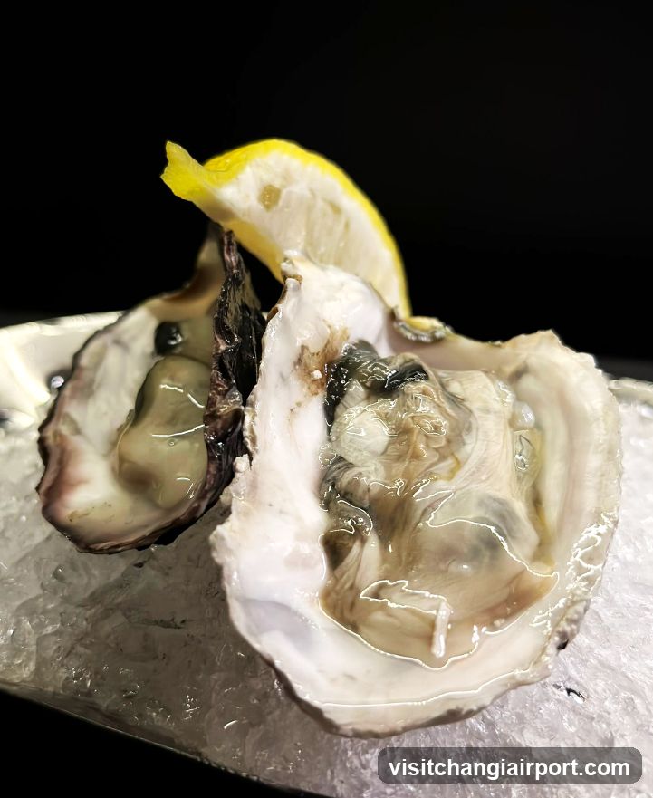 Oysters on Ice with Lemon