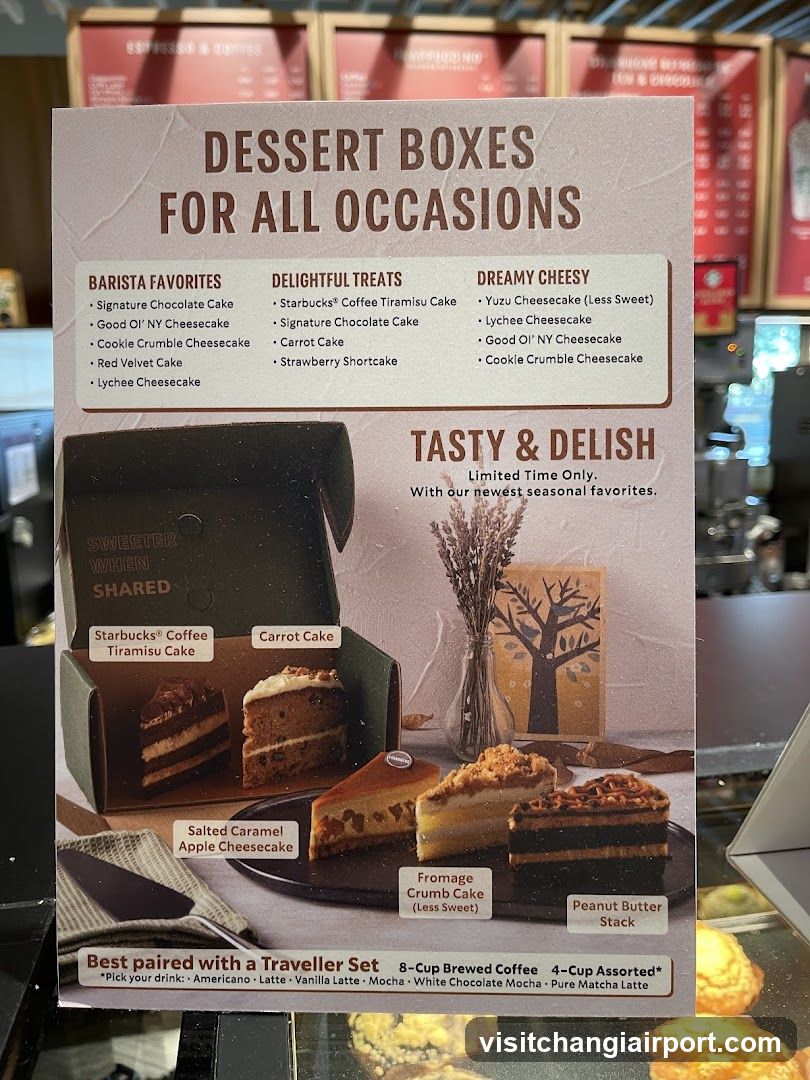 Dessert Boxes Menu Flyer