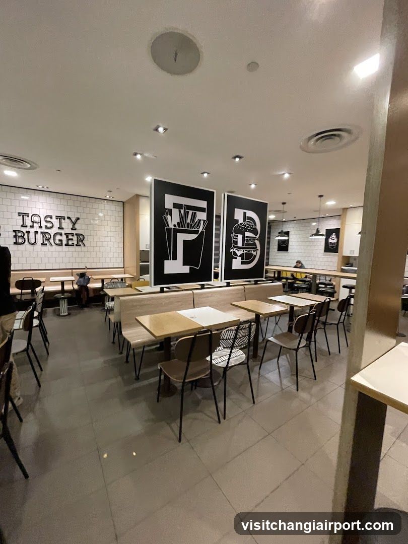 Tasty Burger Interior