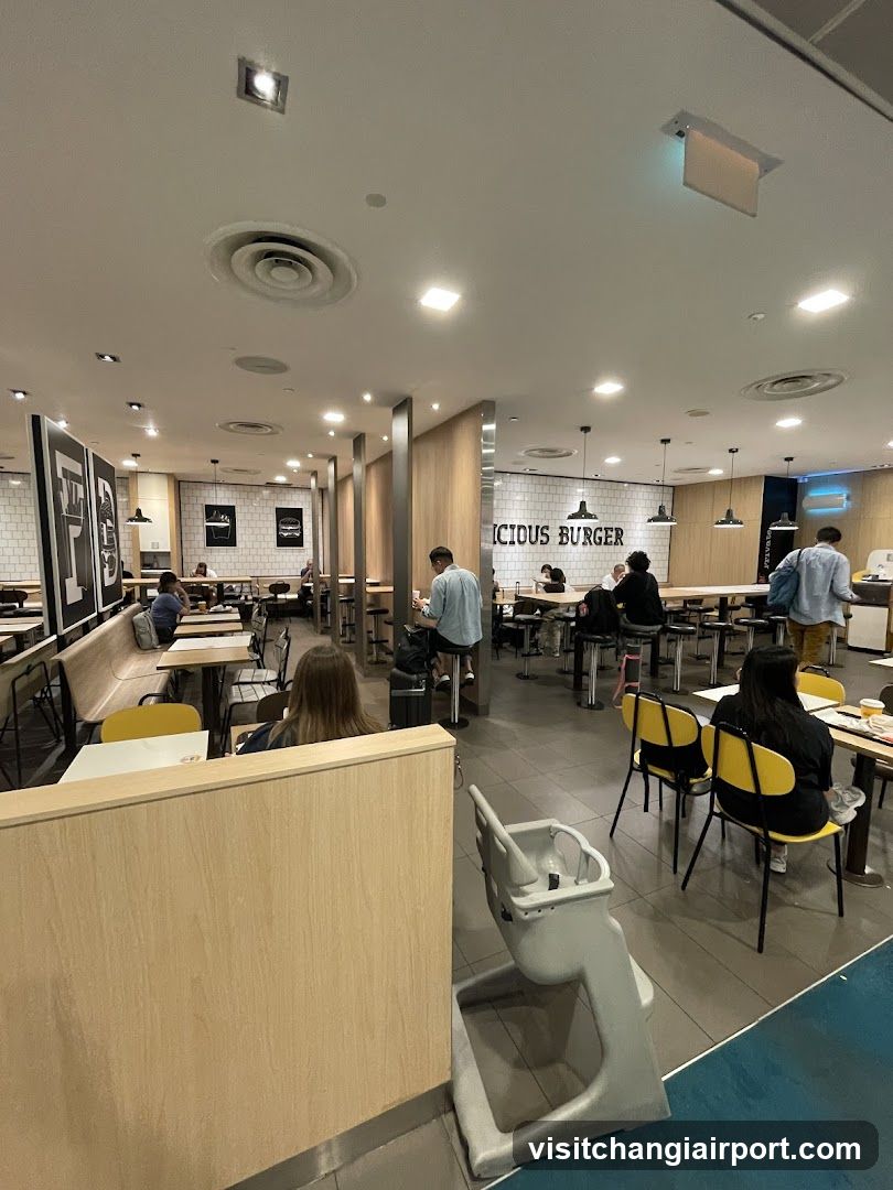 Burger Restaurant Interior