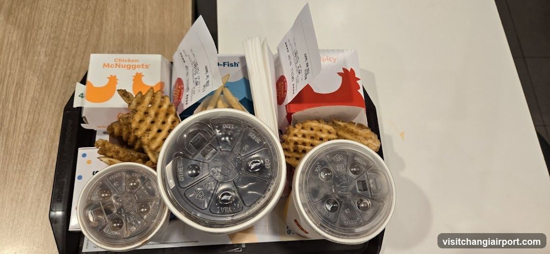 Fast Food Meal Tray