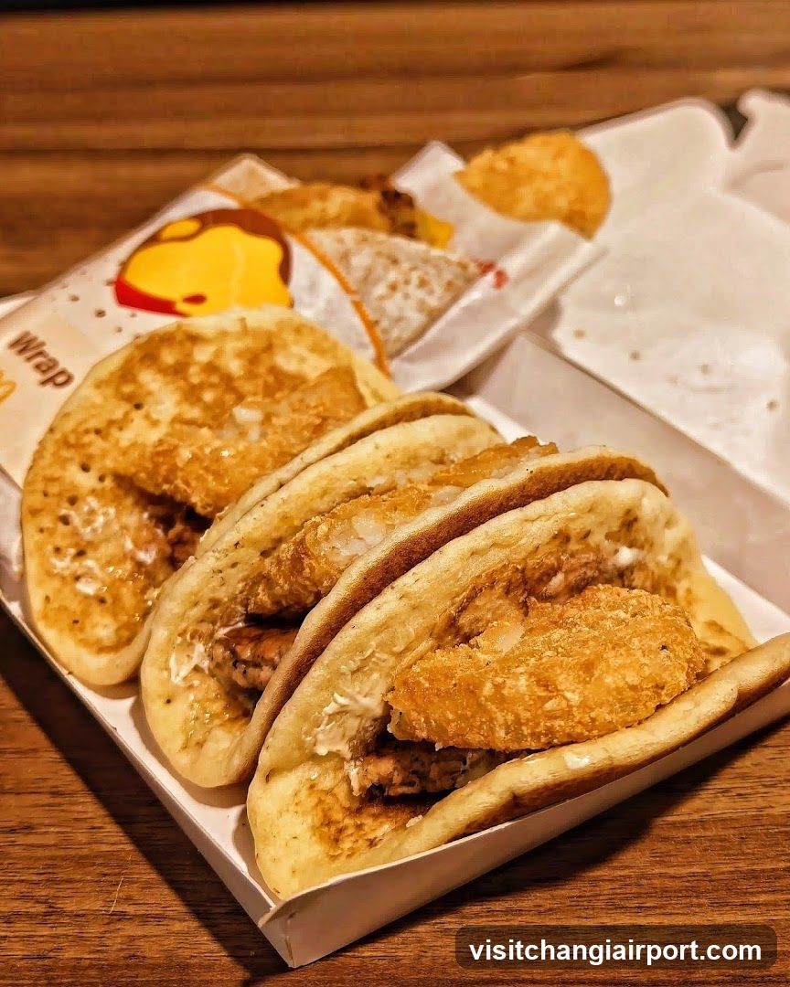 Food Tray with Wraps and Sides