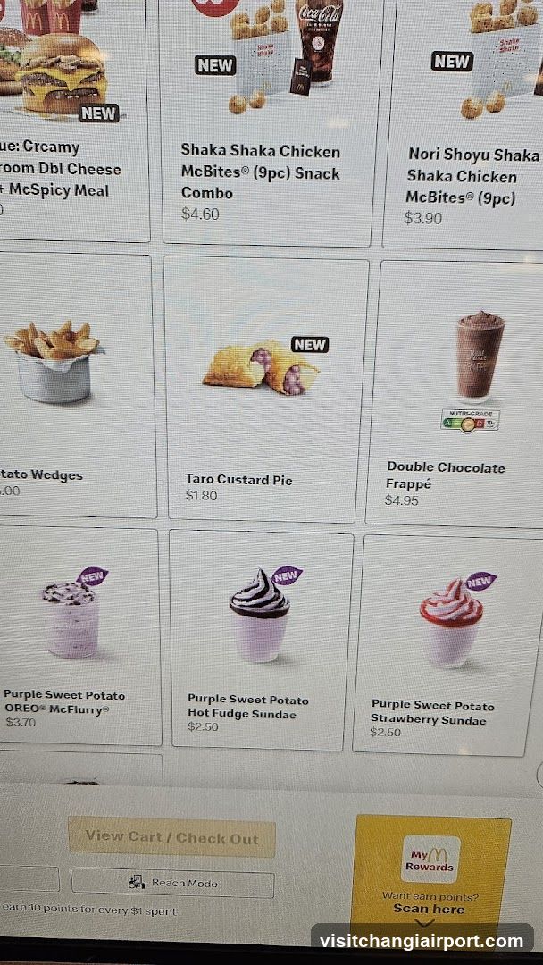 McDonald's Mobile Menu