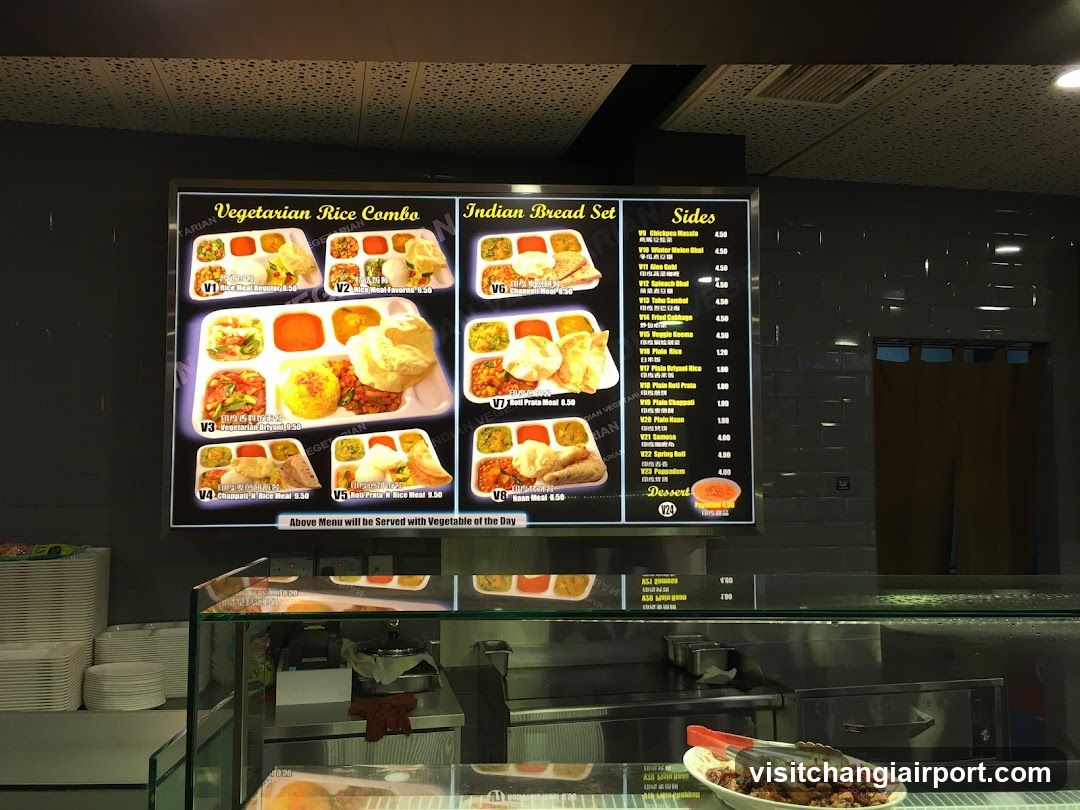 Indian Restaurant Menu Board