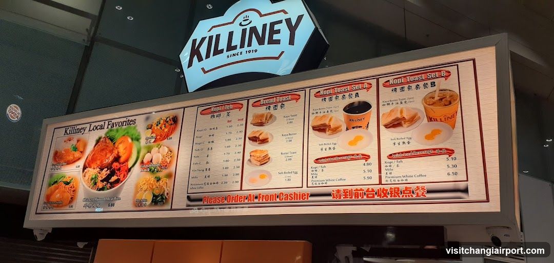 Killiney Menu Board