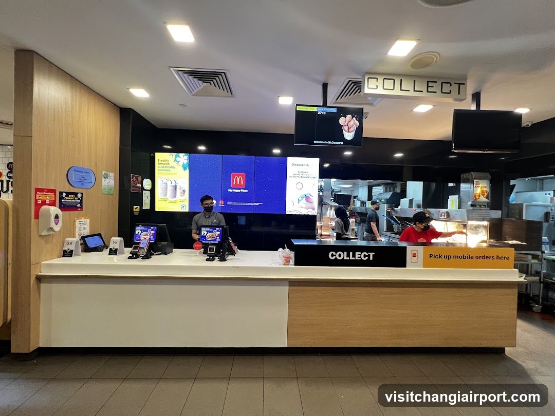 McDonald's Collect Counter Interior