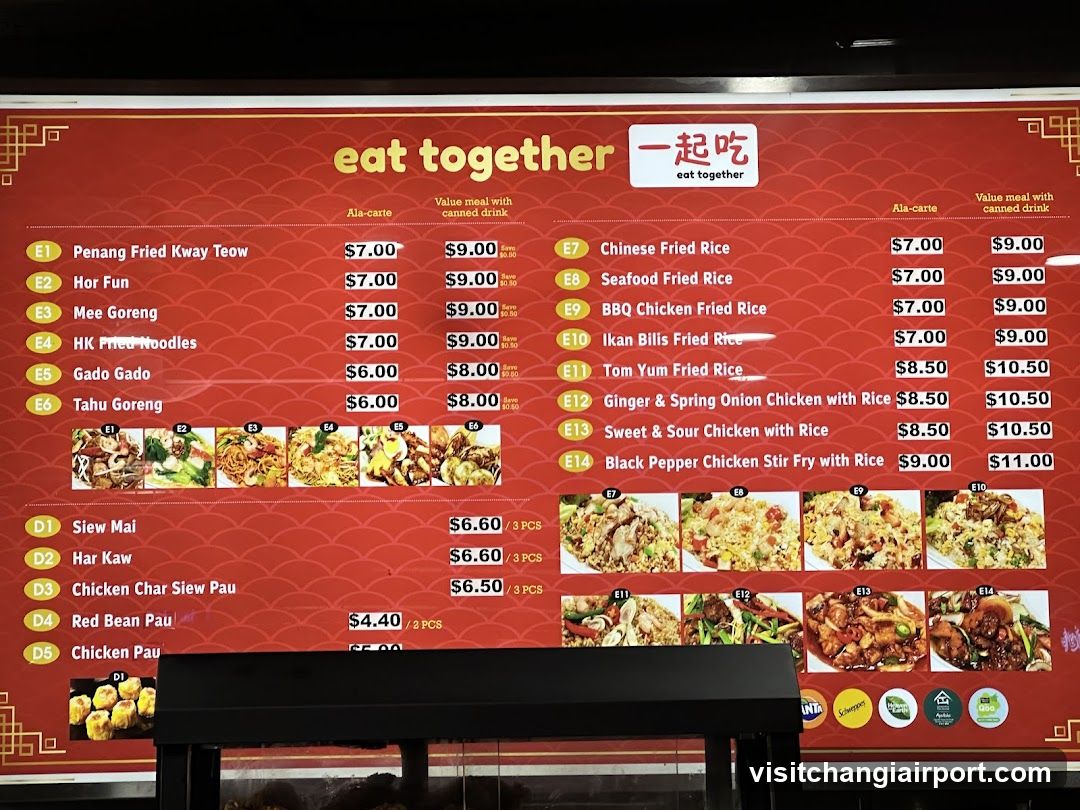 Eat Together Menu Board