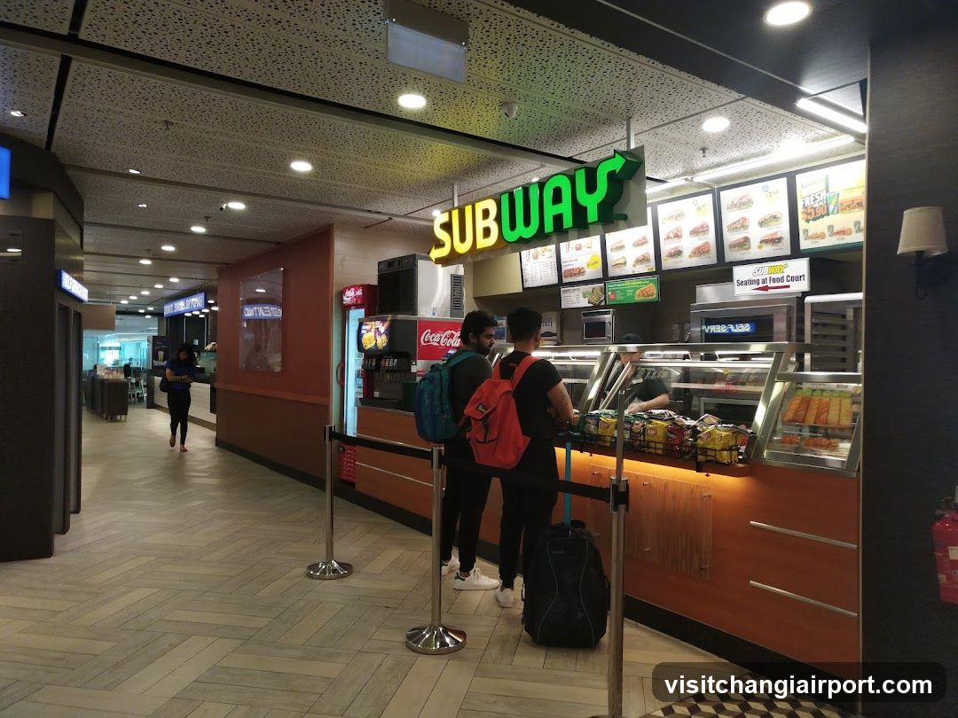 Subway Restaurant Interior