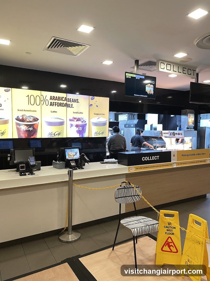 McCafe Counter Interior