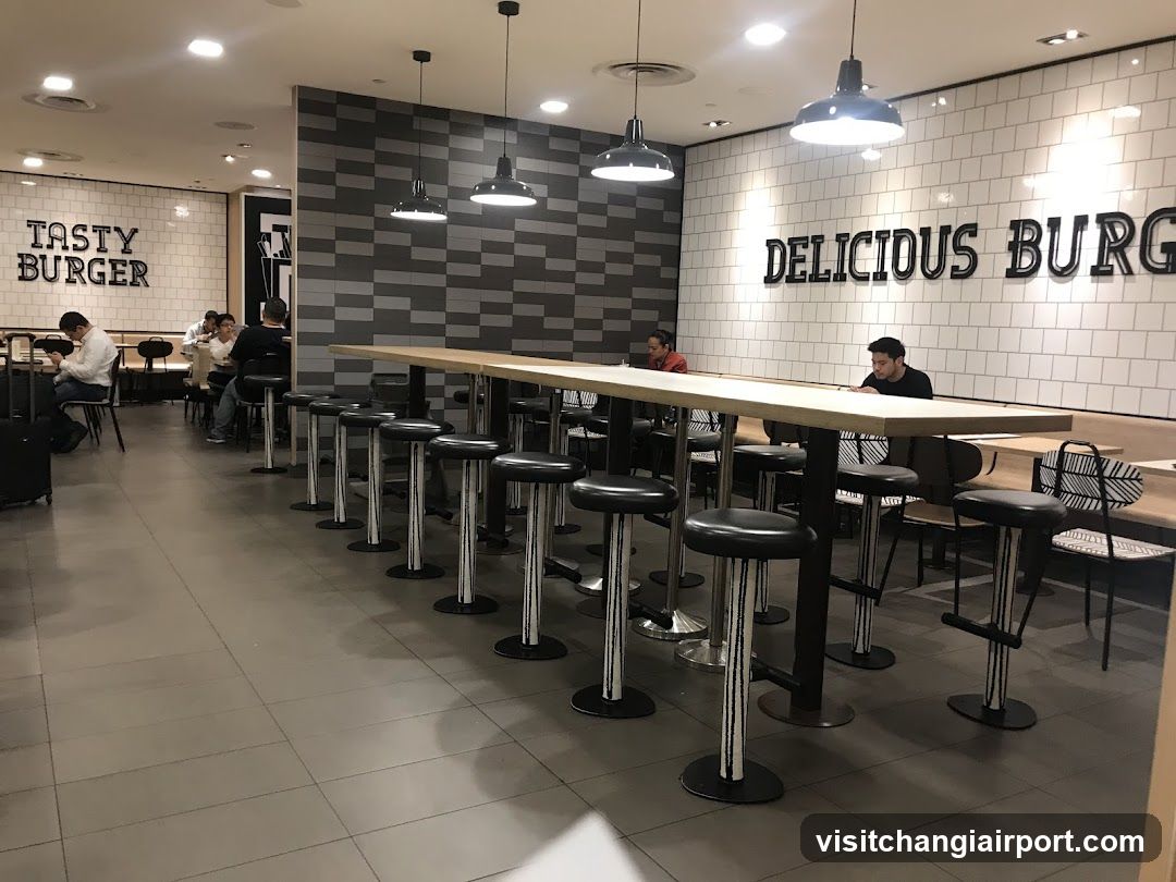 Burger Restaurant Interior