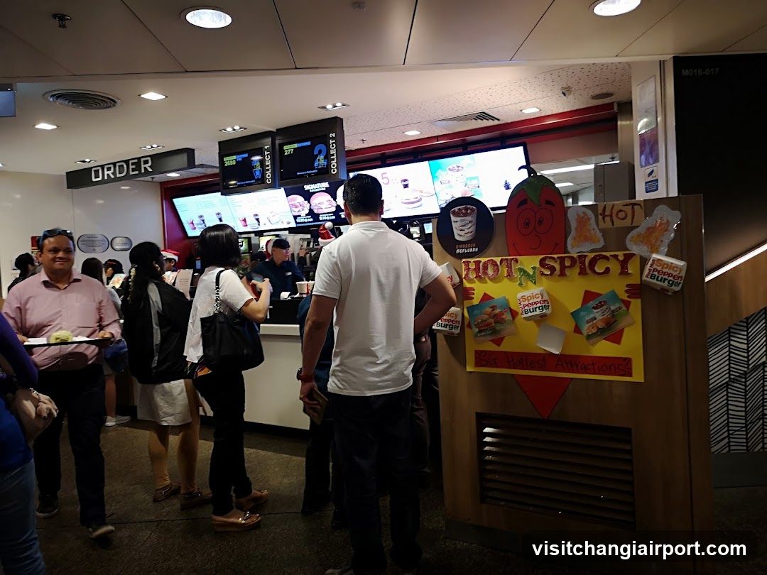 Food Court Queue Scene