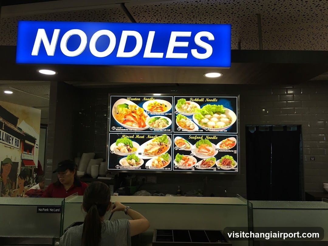 Noodles Food Stall Interior