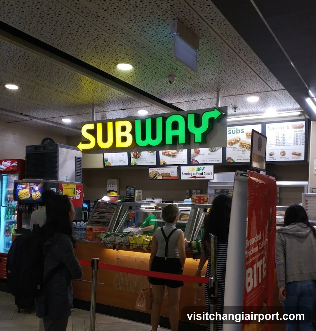Subway Restaurant Interior