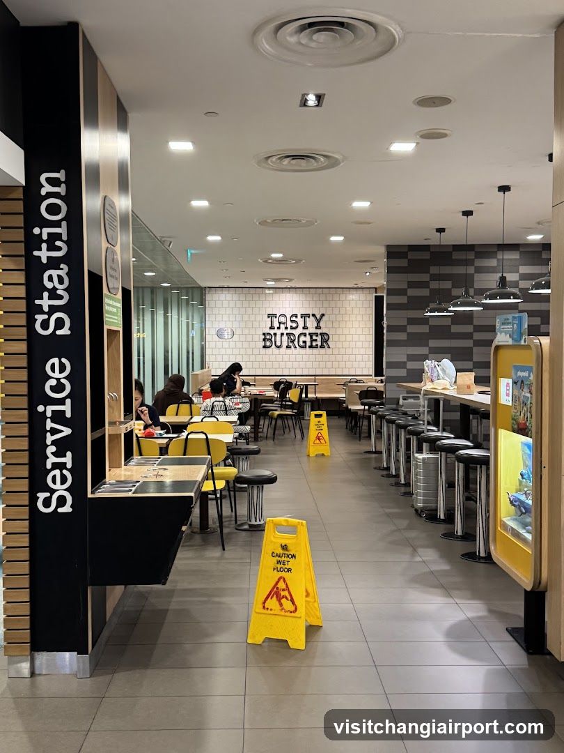 Tasty Burger Interior