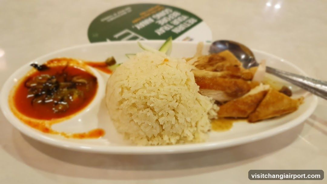 Hainanese Chicken Rice Plate