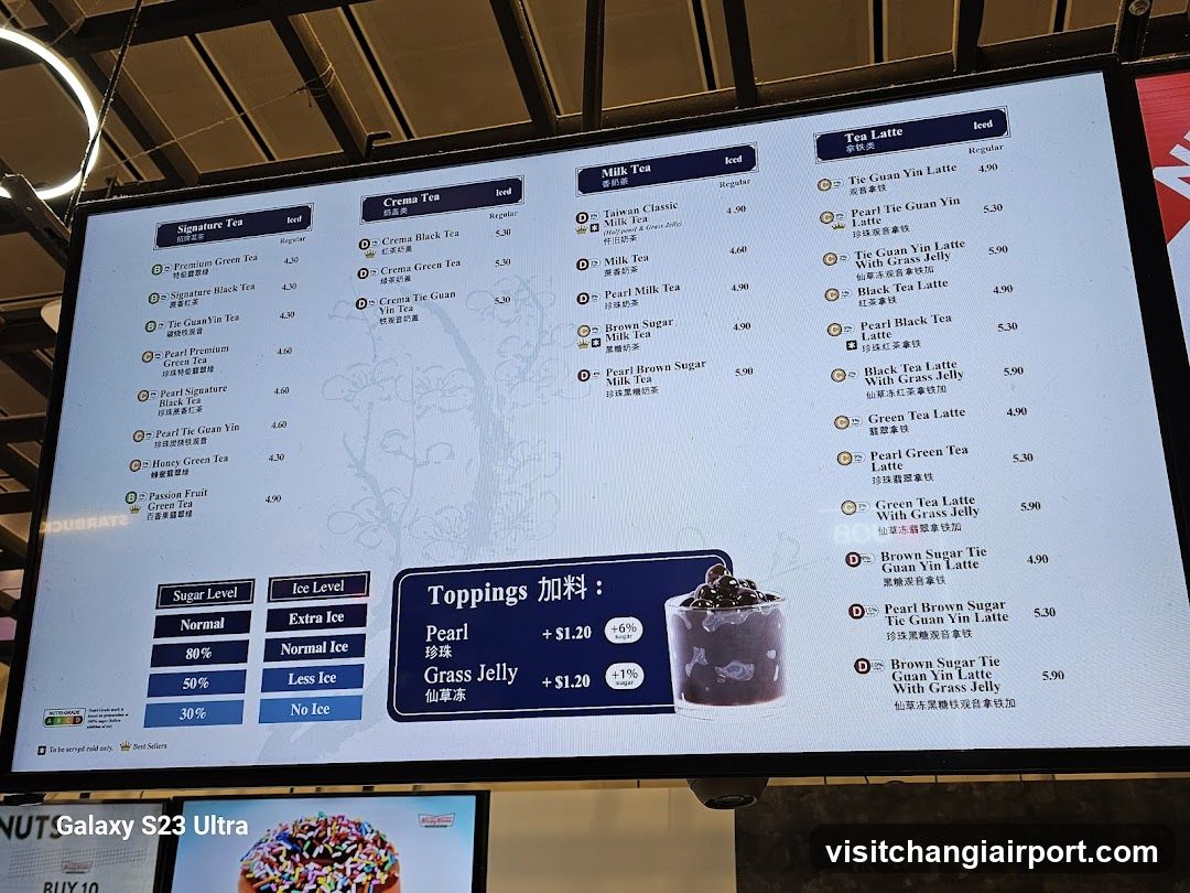 Bubble Tea Menu Board