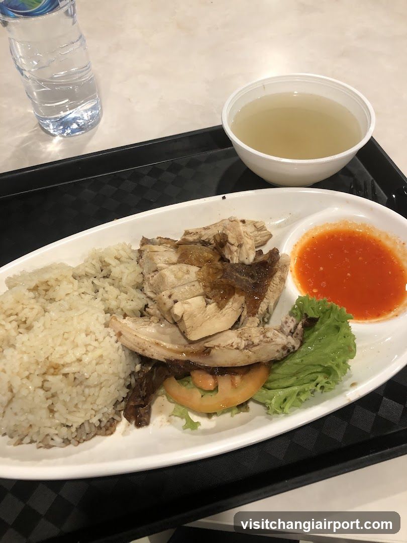 Hainanese Chicken Rice Plate