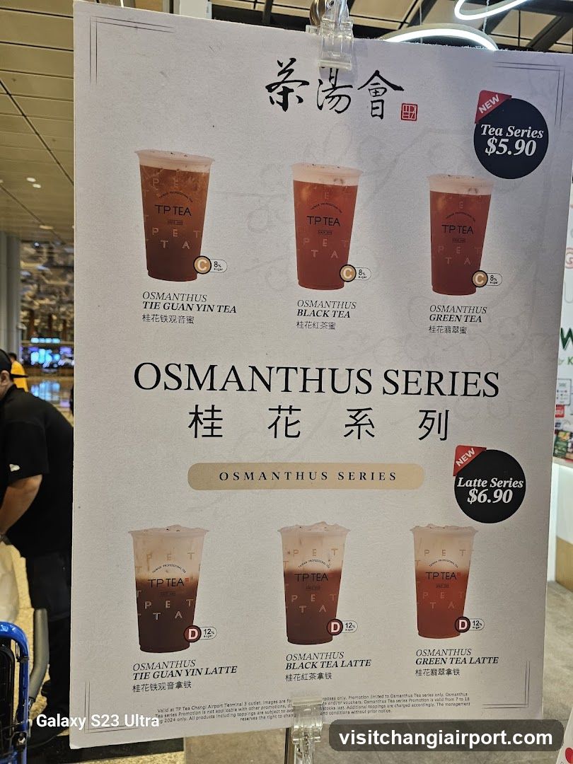Tea Menu Display