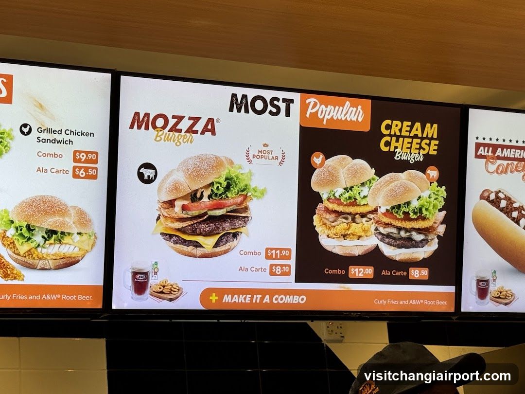 A&W Jewel Changi Airport