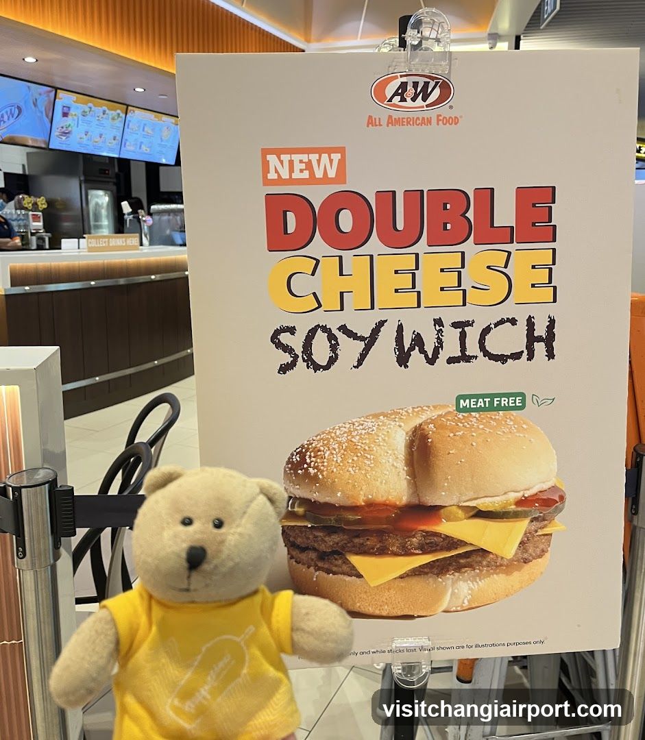 A&W Double Cheese Soywich Ad