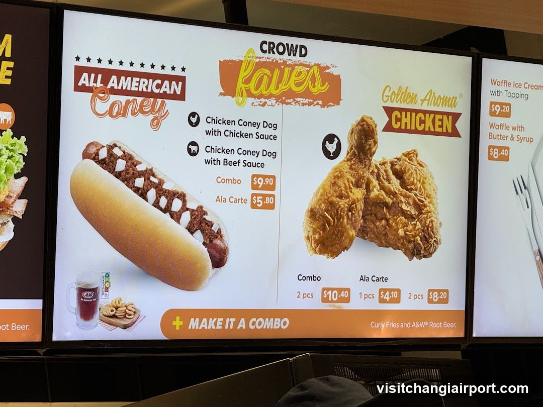 Crowd Faves Menu Board