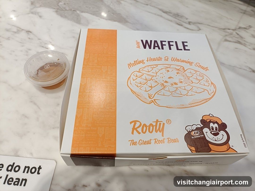 Waffle Box with Rooty Bear