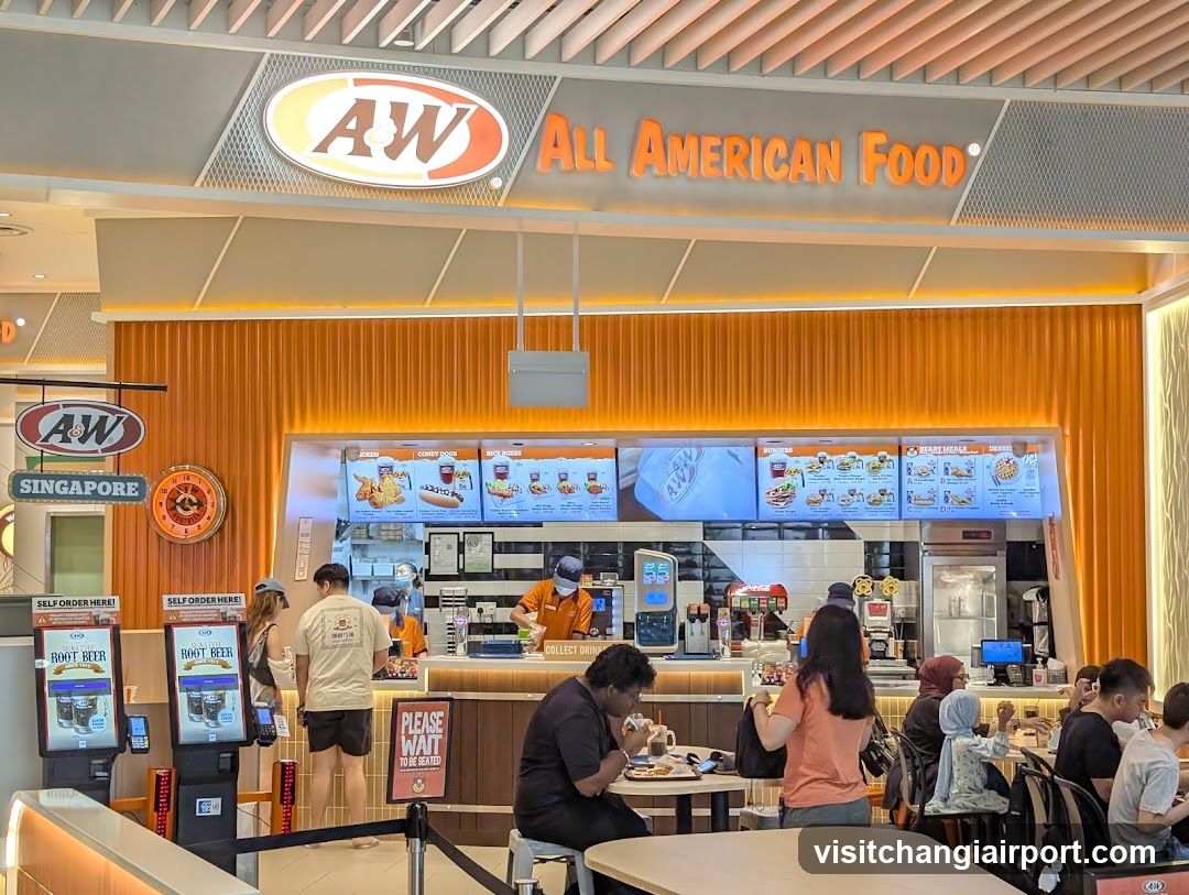 A&W Singapore Restaurant Interior