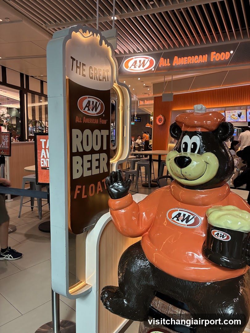 A&W Root Beer Float Signage
