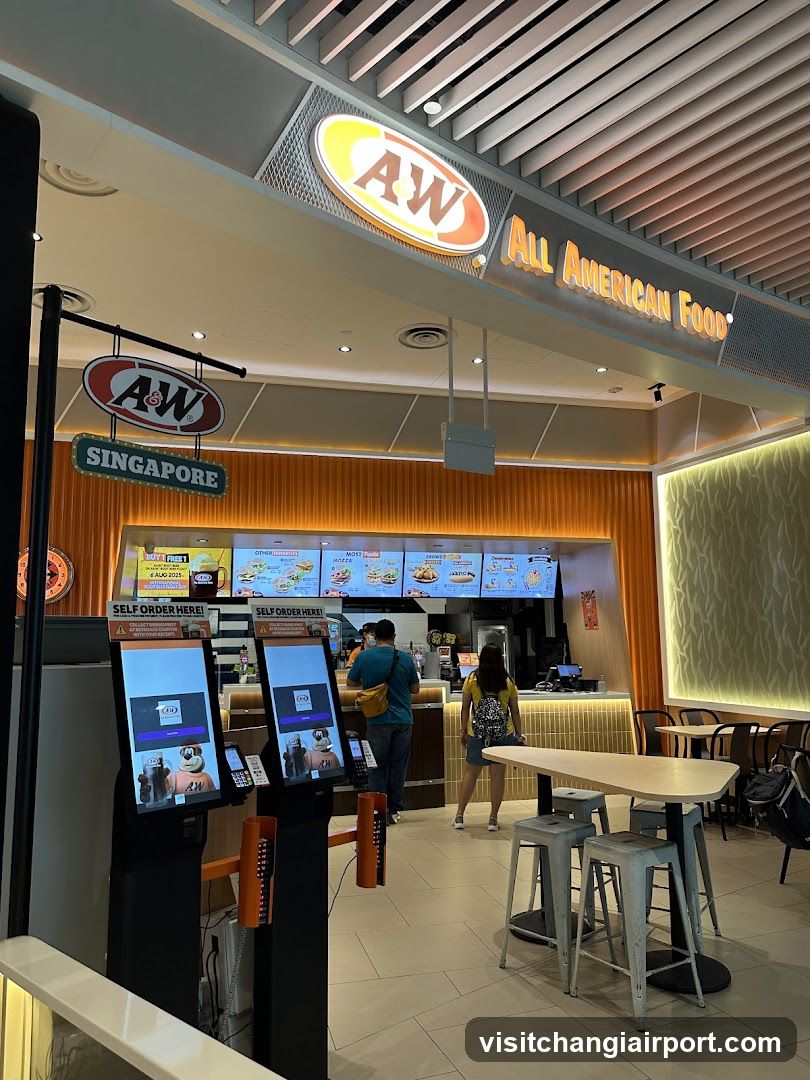 A&W Singapore Interior View