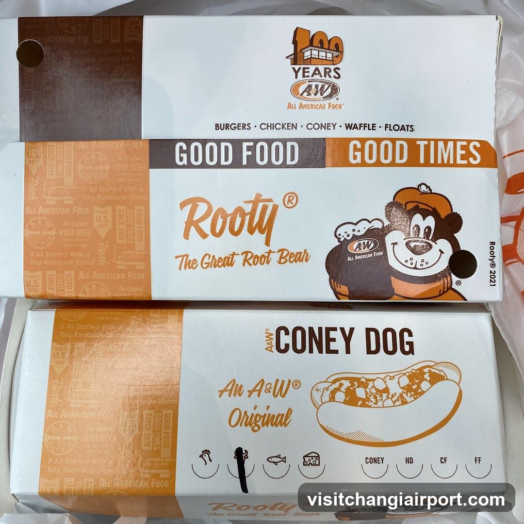 A&W Rooty Boxed Food