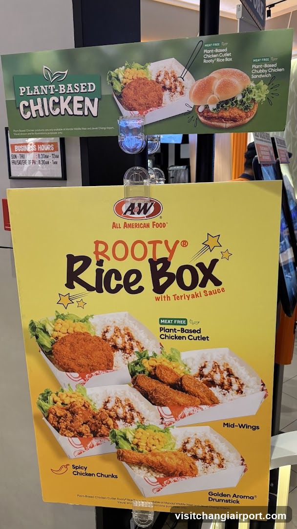 A&W Rooty Rice Box Display