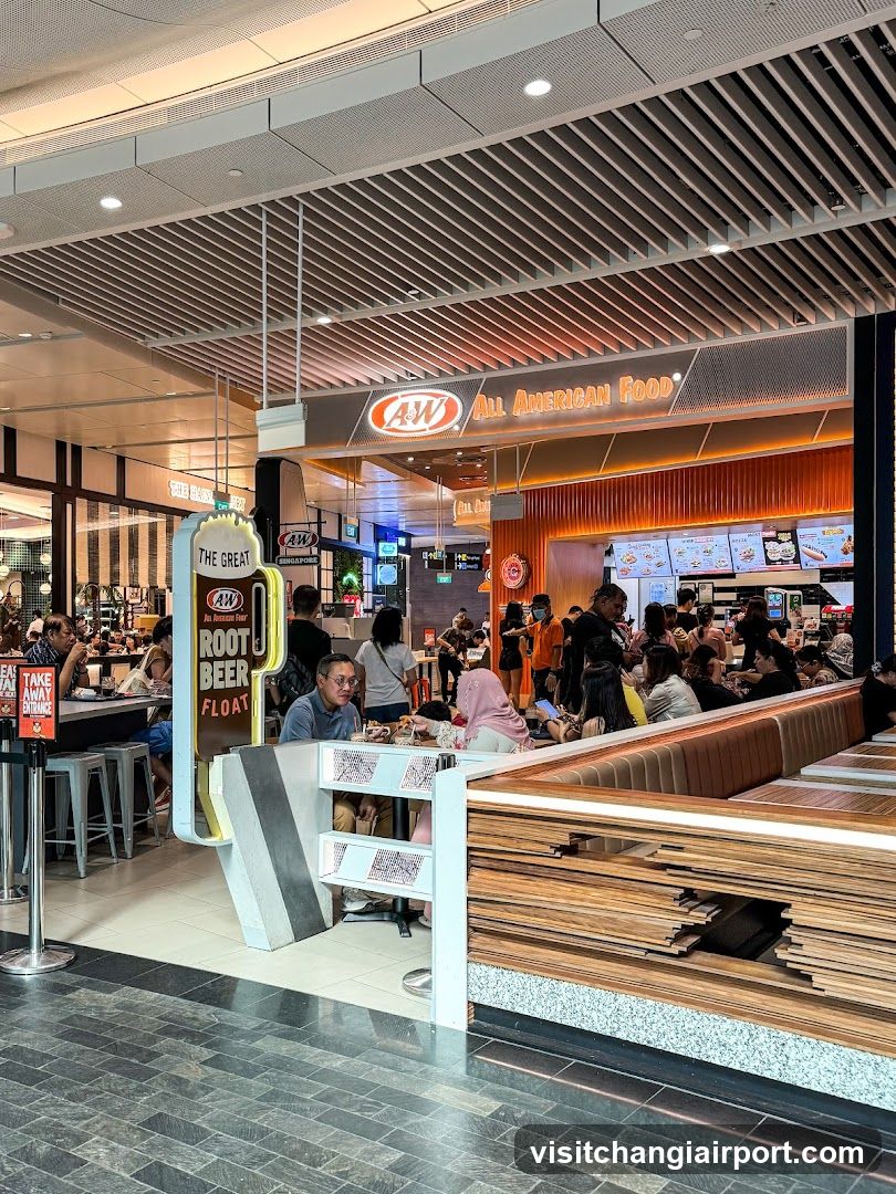 A&W All American Food Interior