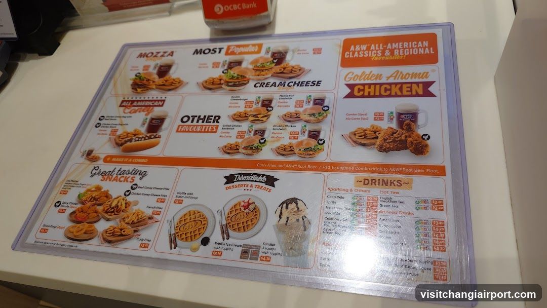 A&W Menu Board