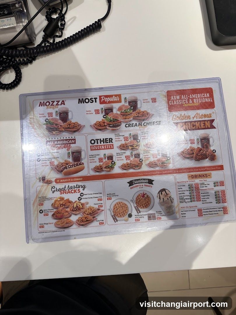 Fast Food Menu