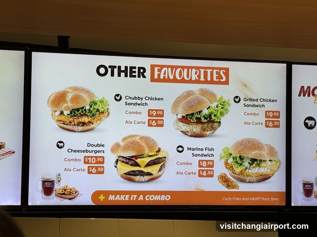 Other Favourites Menu Board