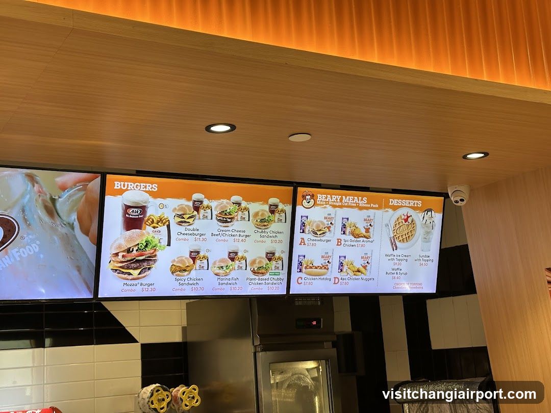 Fast Food Menu Board