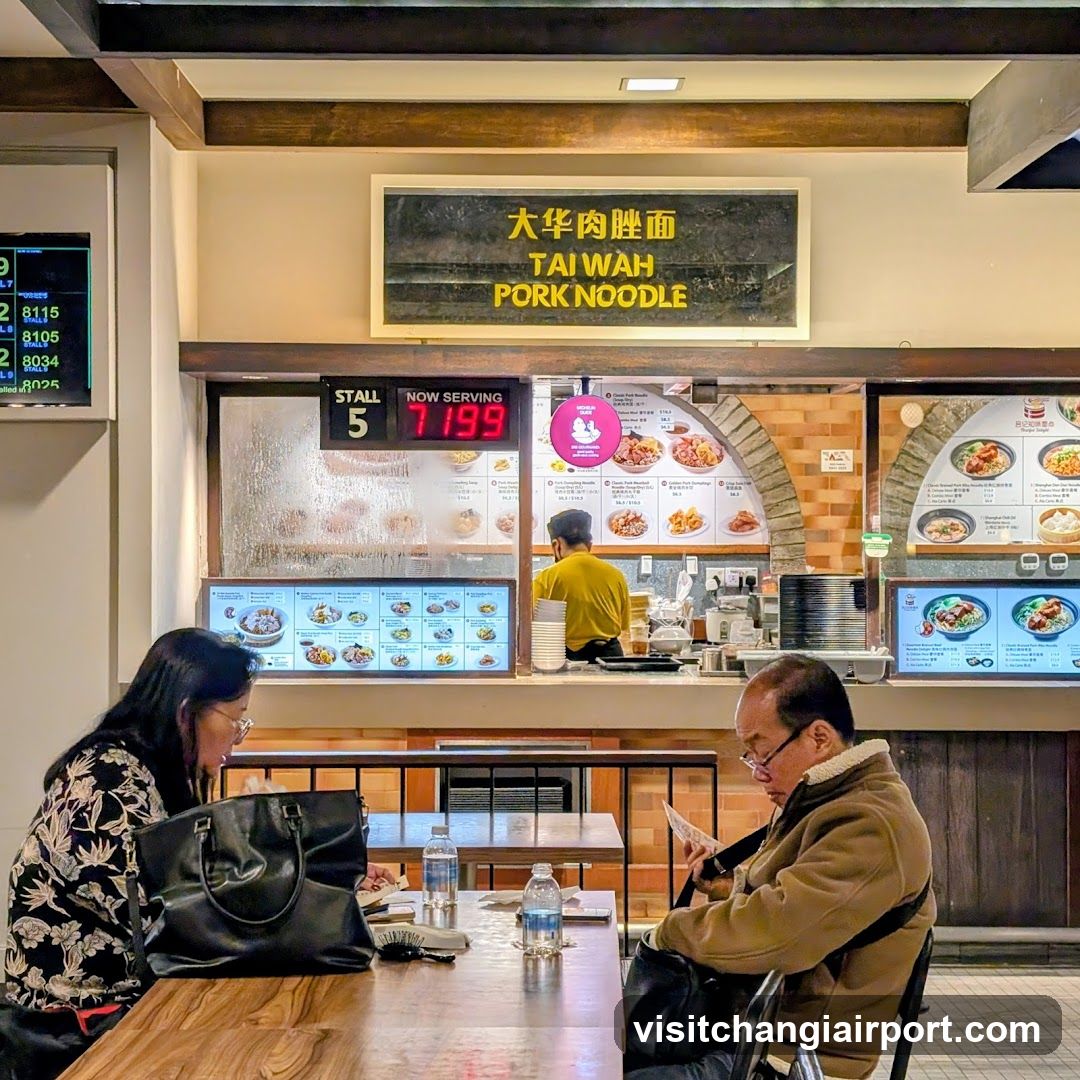 Tai Wah Pork Noodle Stall Interior