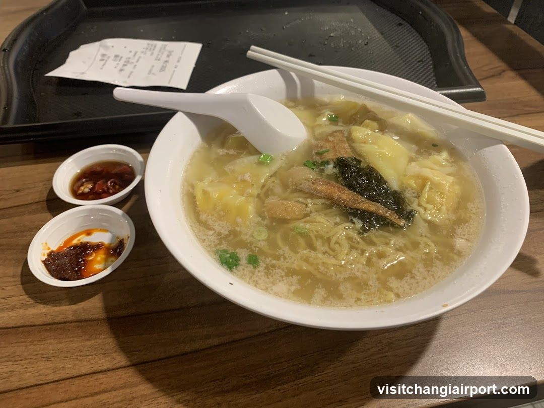 Noodle Soup with Condiments