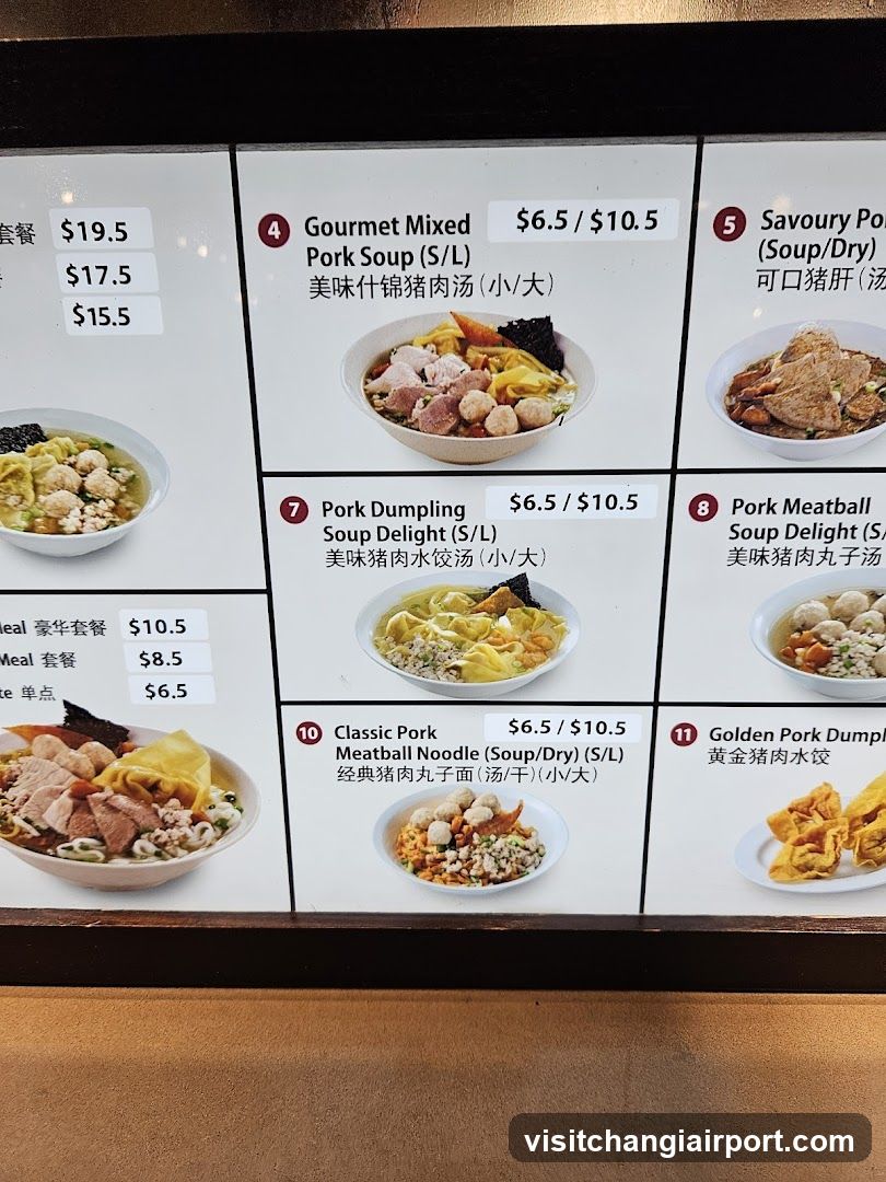 Noodle Shop Menu Board