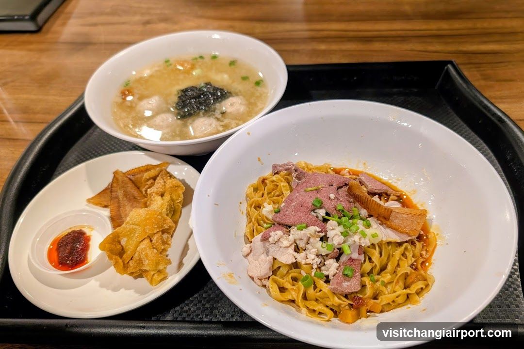 Noodle Meal with Side Dishes