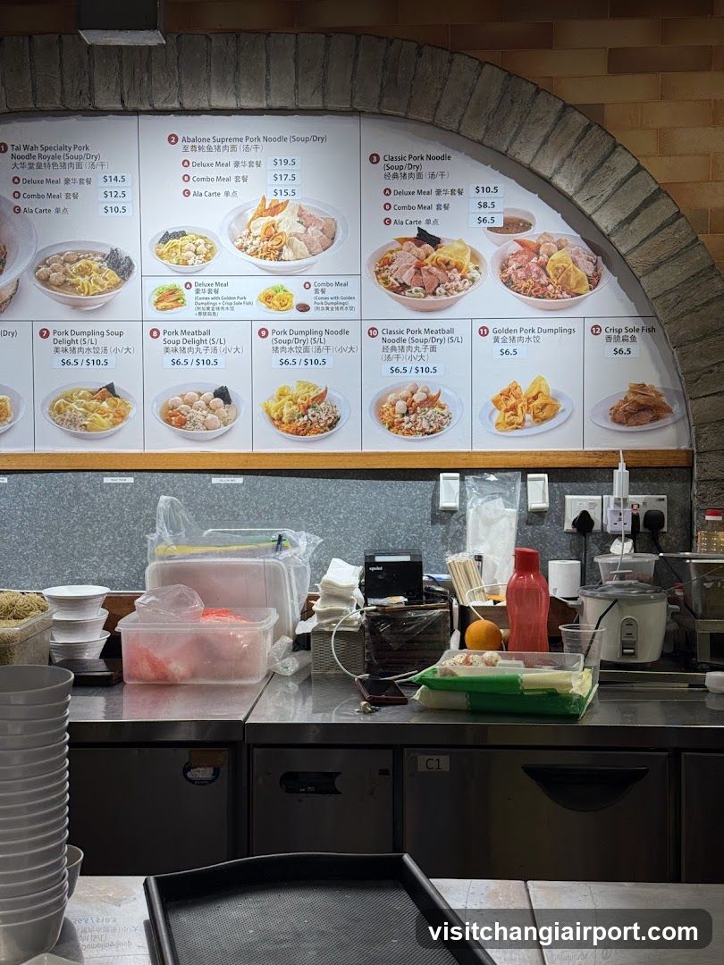 Noodle Shop Interior View