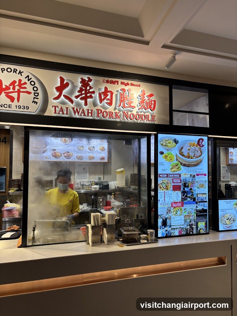 Tai Wah Pork Noodle Shop Interior View